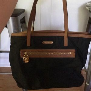 Michael Kors Small Kempton Black Nylon Purse